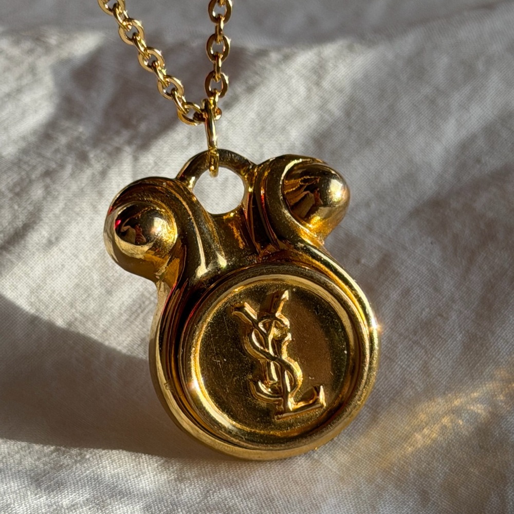 Yves Saint Laurent Luxurious Gold Necklace - Picture 8 of 15